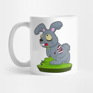 Rabbit Halloween Zombie Mug